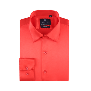 Luxe Stretch Satin Shirt