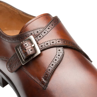 9268-Forest Mezlan Leather Dress Shoes