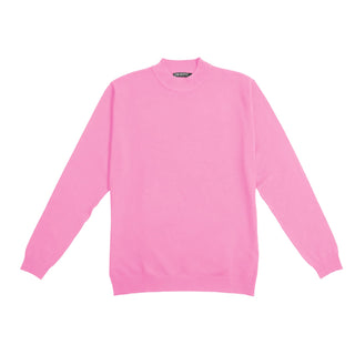 Joseph Michael Traditional Fit Mockneck Sweater - Pink