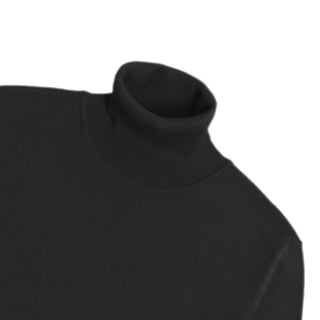 Joseph Michael Traditional Fit Turtleneck Sweater - Charcoal