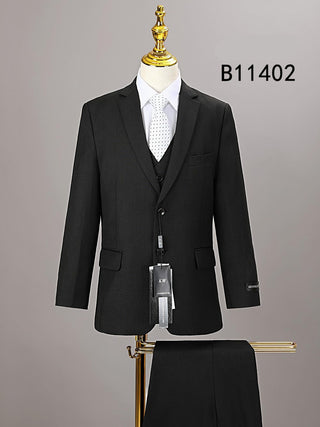 Kids World Boys' Black 5-Piece Suit (8–20)