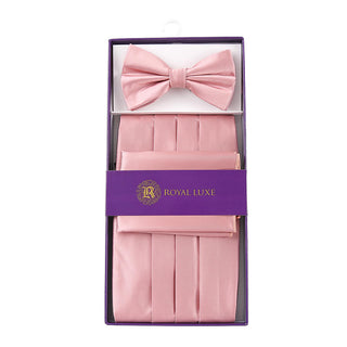 Cummerbund Bow Tie & Hanky Set