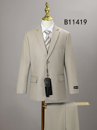Kids World Boys' Tan 5-Piece Suit (8–20)