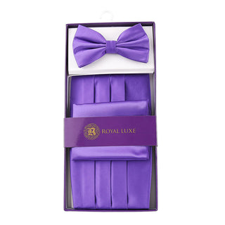 Cummerbund Bow Tie & Hanky Set