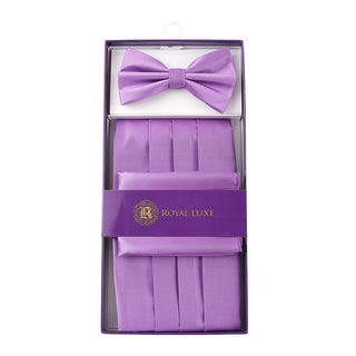 Cummerbund Bow Tie & Hanky Set