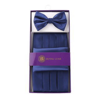 Cummerbund Bow Tie & Hanky Set