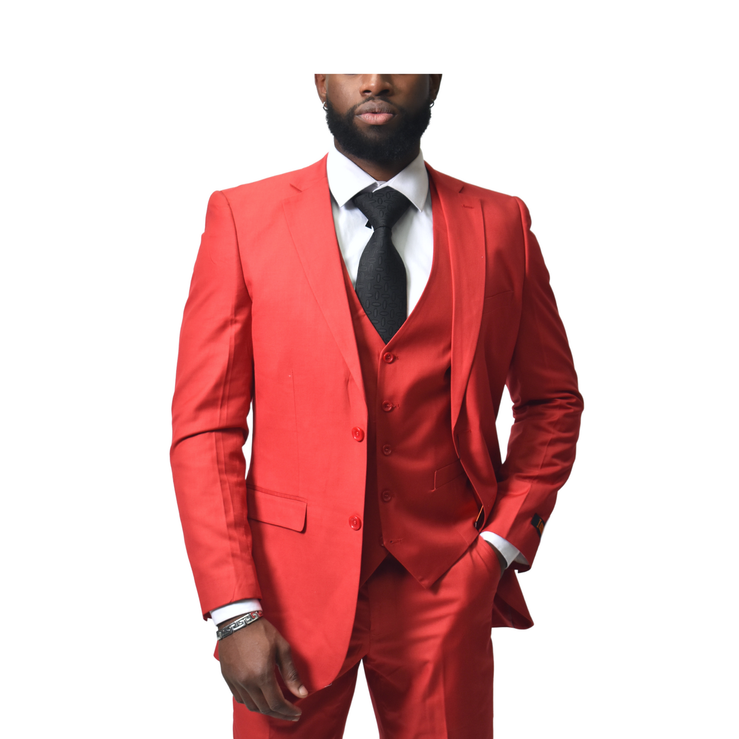 Ideal 3 Piece Suit - Red