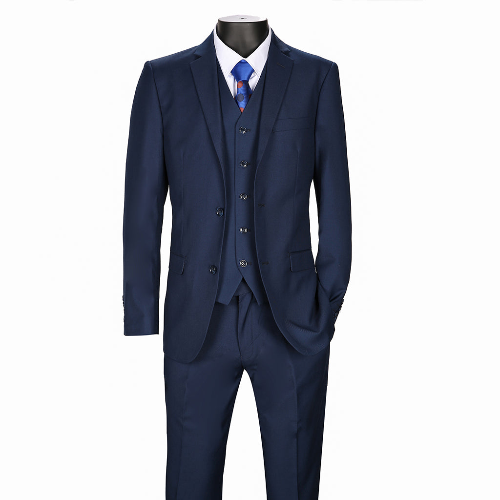 Joseph Michael Slim Fit Executive Vested Suit, Ink Blue