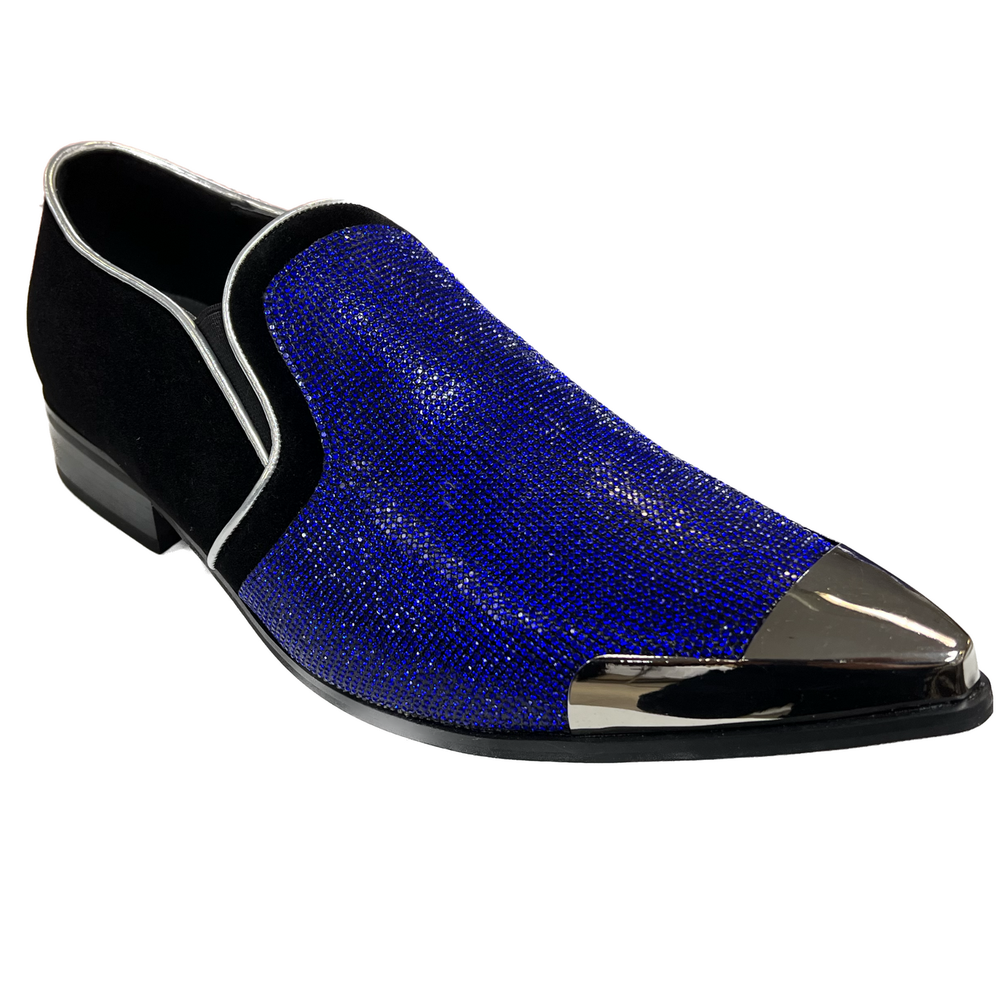 St Patrick Christiano Glitter Shoe With Metal Tip