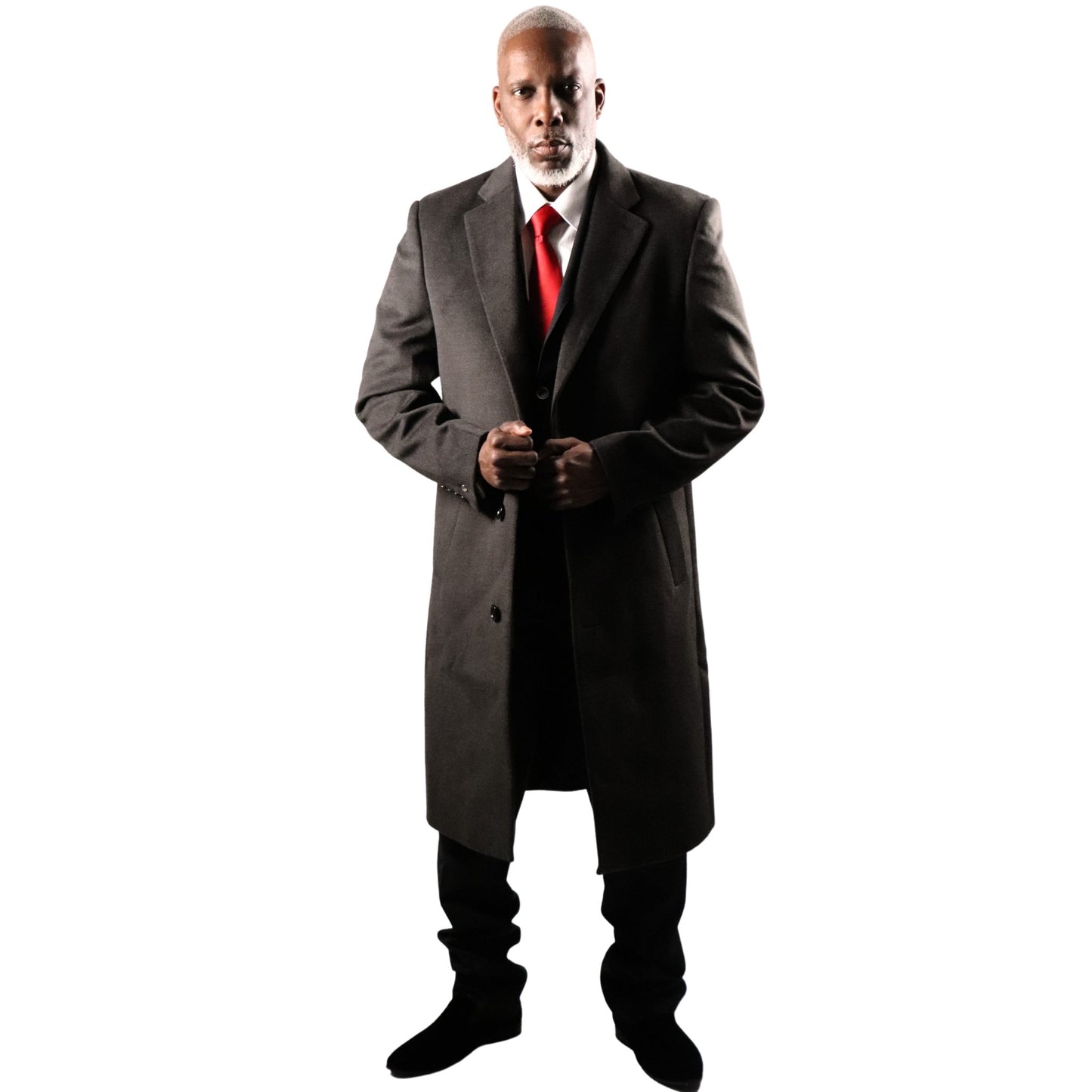Cashmere & Wool Overcoat - D&K Suit City